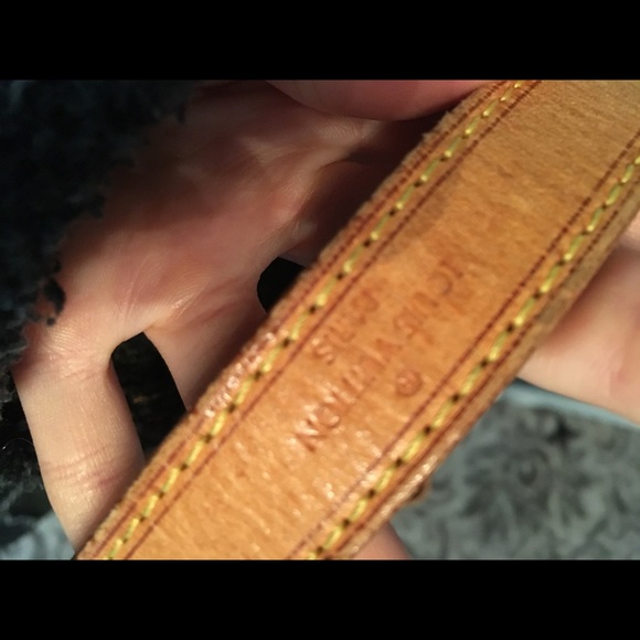 Authentic Louis Vuitton Black Leather - Picture 4 of 5